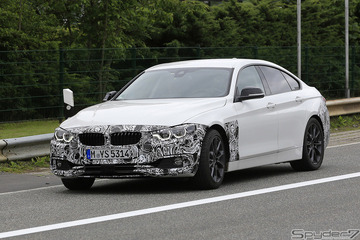 BMW4シリーズグランクーペに改良新型、LEDヘッドライトが新デザインに 画像