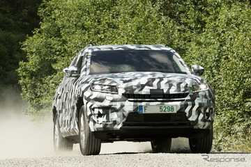 シュコダの新型SUV、コディアック …開発車両を公開 画像