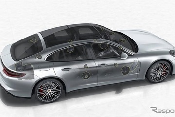 ポルシェ パナメーラ 新型にハイエンドオーディオ…21スピーカー 画像