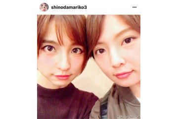 篠田麻里子は双子だった!? 野呂佳代とのそっくり2ショットが話題に 画像