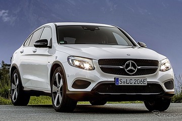 メルセデス GLCクーペ にPHV、欧州発売…40km/リットル 画像
