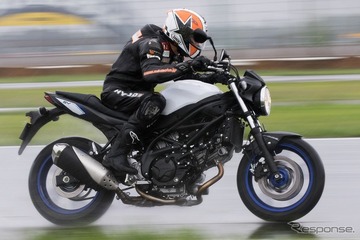 【スズキ SV650ABS 動画試乗】純粋に走る歓びを満たしてくれる「原点回帰」モデル…佐川健太郎 画像