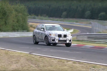 BMW X3 次期型に初の「M」、550馬力本気のニュルアタック【動画】 画像