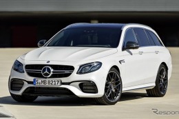【ジュネーブモーターショー2017】メルセデス Eワゴン 新型、最強の「AMG 63」を初公開予定 画像