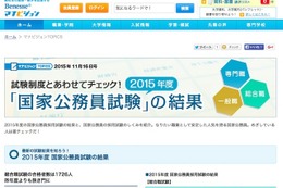 東大・京大多数、国家公務員試験2015…総合職大卒程度試験は倍率17.4倍 画像