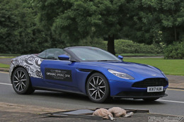 ルーフオープン初撮り！アストンマーティン最速、DB11ヴォランテ最新ショット 画像