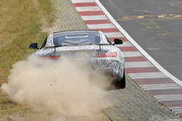 危機一髪...メルセデス AMG GT4ブラックシリーズ開発車両、ニュルでコースアウト 画像