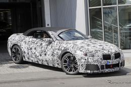 BMW M8、V12エンジンを搭載か…コンバーチブルの姿を確認 画像