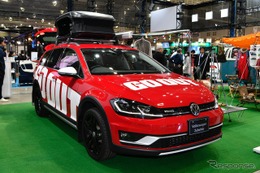 VWの新旧アウトドアスタイル、ゴルフオールトラック と タイプ2…東京オートサロン2018詳細画像 画像