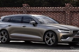 ボルボ V60 新型に最新コネクト…ジュネーブモーターショー2018で公開へ 画像