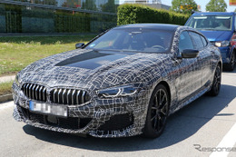 BMW 8シリーズ の4ドア仕様「グランクーペ」プロトタイプを激写！この迫力は「M8」か 画像