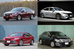ミドルクラスセダン復権の兆し!?　注目4車種デザイン比較…インサイト、カムリほか 画像