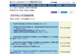 【高校受験2016】北海道、道立高の募集人員は3万960人…願書配布12/4 画像