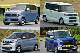 最新軽自動車4車種スペック比較…Nワゴン、タント、eKクロス、デイズ 画像