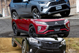 4WD性能ってどう違うの？ミドルSUV3車種で違いを解説！…RAV4、エクリプスクロス、フォレスター 画像