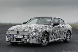 BMW 2シリーズクーペ 次期型、FR駆動を継続…プロトタイプの写真 画像