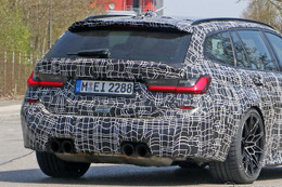 BMW M3ツーリング がミュンヘン市街地に出現…高出力モデル「コンペティション」も？ 画像