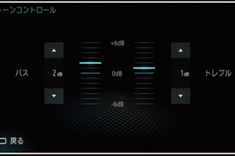 少しの操作で聴きやすさUP！ 「サウンドチューニング」実践講座 Part1 ベーシック編 その4 「トーンコントロール」の使い方 画像