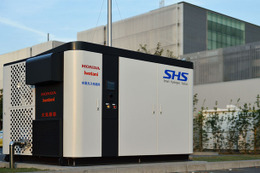 ホンダ、パッケージ型スマート水素ステーションを和光本社ビルに設置 画像