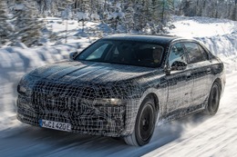 BMW新型EV『i7』、プロトタイプの写真を公開…2022年発表へ 画像