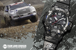 ハードなレースシーンをイメージ！　G-SHOCKと「チームランドクルーザー・トヨタオートボデー」のコラボモデルが登場！ 画像