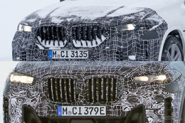 BMW X6 改良新型、量産型パーツを初装着！X5との違いは 画像