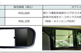 軽トラ積載用カーゴボックス「Boo3」のオプションパーツが新発売