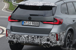 4本出しがクール！発表間近、BMW X1「Mパフォーマンス」最新プロトタイプあらわる 画像