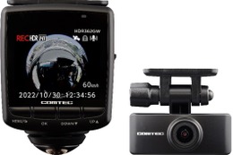 コムテックから前後ナイトビジョン機能を搭載した360°カメラ＋リヤカメラのコンパクトモデル・ドライブレコーダー「HDR362GW」が新発売 画像