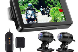 MAXWINからリアモニター機能付きバイク用前後同所録画ドライブレコーダー「DVR-B003」が新登場 画像