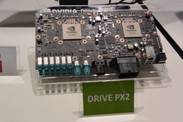 【オートモーティブワールド16】CESで発表のNVIDIA DRIVE PX2が早くも公開 画像