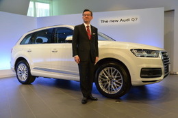 【アウディ Q7 新型】斎藤社長「PHVモデルは2016年後半に発売」 画像