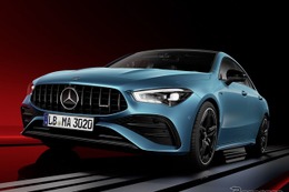 メルセデスAMG『CLA 35』 が表情一新、「45」と同じ顔に…改良新型を欧州発表 画像