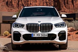 BMW X5 改良新型、キドニーグリルが光る…ティザー 画像