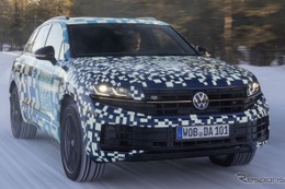 VW『トゥアレグ』改良新型、頂点「R」はPHEV…実車は今夏発表予定 画像