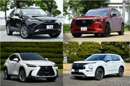 【ハリアー vs レクサスNX vs CX-60 vs アウトランダー 比較】上質感あふれるSUVを4車種 画像