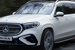メルセデス旗艦SUV『GLS』がダウンサイジング!? 電動化でV8と決別か、デザインを予想 画像