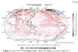 2015年は暑かった…世界の年平均気温、過去最高値を更新 画像