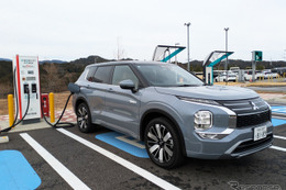 【三菱 アウトランダーPHEV 新型試乗】「100kmをBEVとして走ることができる」は本当か…中村孝仁 画像