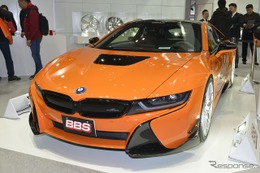 【東京オートサロン16】BBS BMW i8…超超ジュラルミン鍛造ホイール装着［詳細画像］ 画像