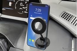 「これ、めっちゃ便利！」置き方迷子のドライバー必見、マグネット式スマホホルダー登場［特選カーアクセサリー名鑑］ 画像