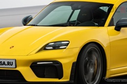早く見たい？ ポルシェ『718ケイマンEV』、最終デザインは「タイカン顔」に 画像
