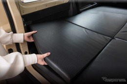 スズキ『ジムニー』での車中泊をもっと快適に！ 専用フルフラットマットが新登場