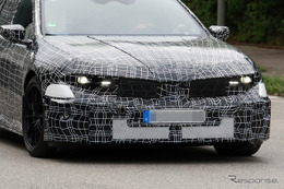 ついに「BMW M3」が電気で走る！ 4モーターを収める肉厚フェンダーが露出 画像