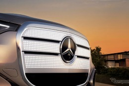 電動時代のベンツはついに「グリルが光る」！ 9月発表の新型『GLC』から新デザインに