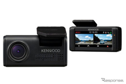最長24時間の駐車録画に対応！ JVCケンウッド、ワイド液晶搭載の前後ドラレコ『DRV-R40W』発売 画像