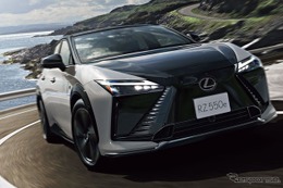 電動SUV『RZ』に改良新型、レクサス初のステアバイワイヤ搭載「F SPORT」追加…790万円から 画像