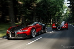 ブガッティ『ヴェイロン』、1600馬力のW16気筒＋4ターボ搭載で再来…「F.K.P.オマージュ」発表 画像