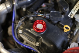 『ジムニー』『スイスポ』をワンタッチでドレスアップ！HKS、アルミ削り出し「オイルフィラーキャップ」発売 画像