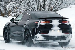 これが噂の“ハイパーカーハンター”だ…1100馬力以上！ ポルシェ『カイエン・クーペ・ターボGTエレクトリック』の爆発力